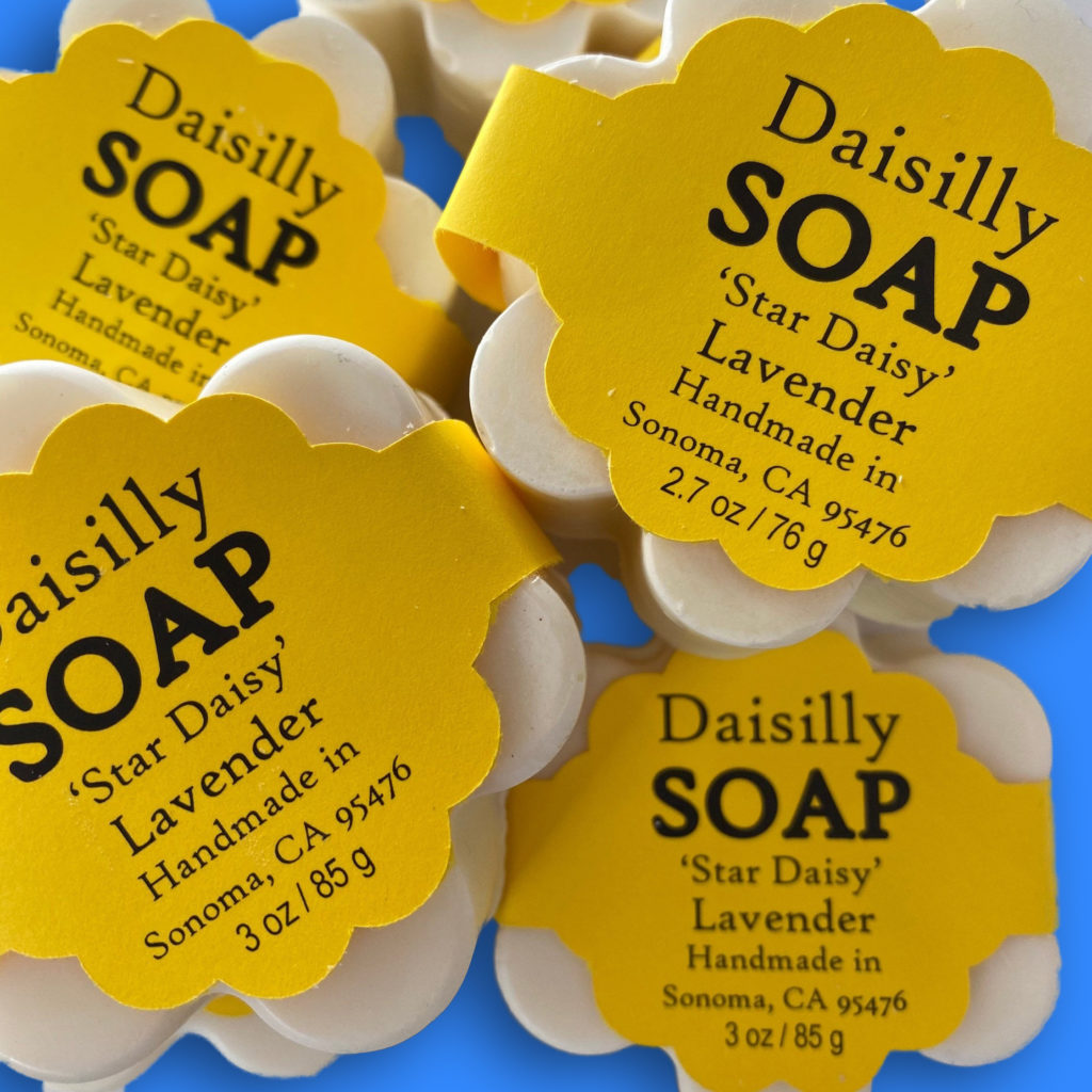 Soap, star Daisy, lavender